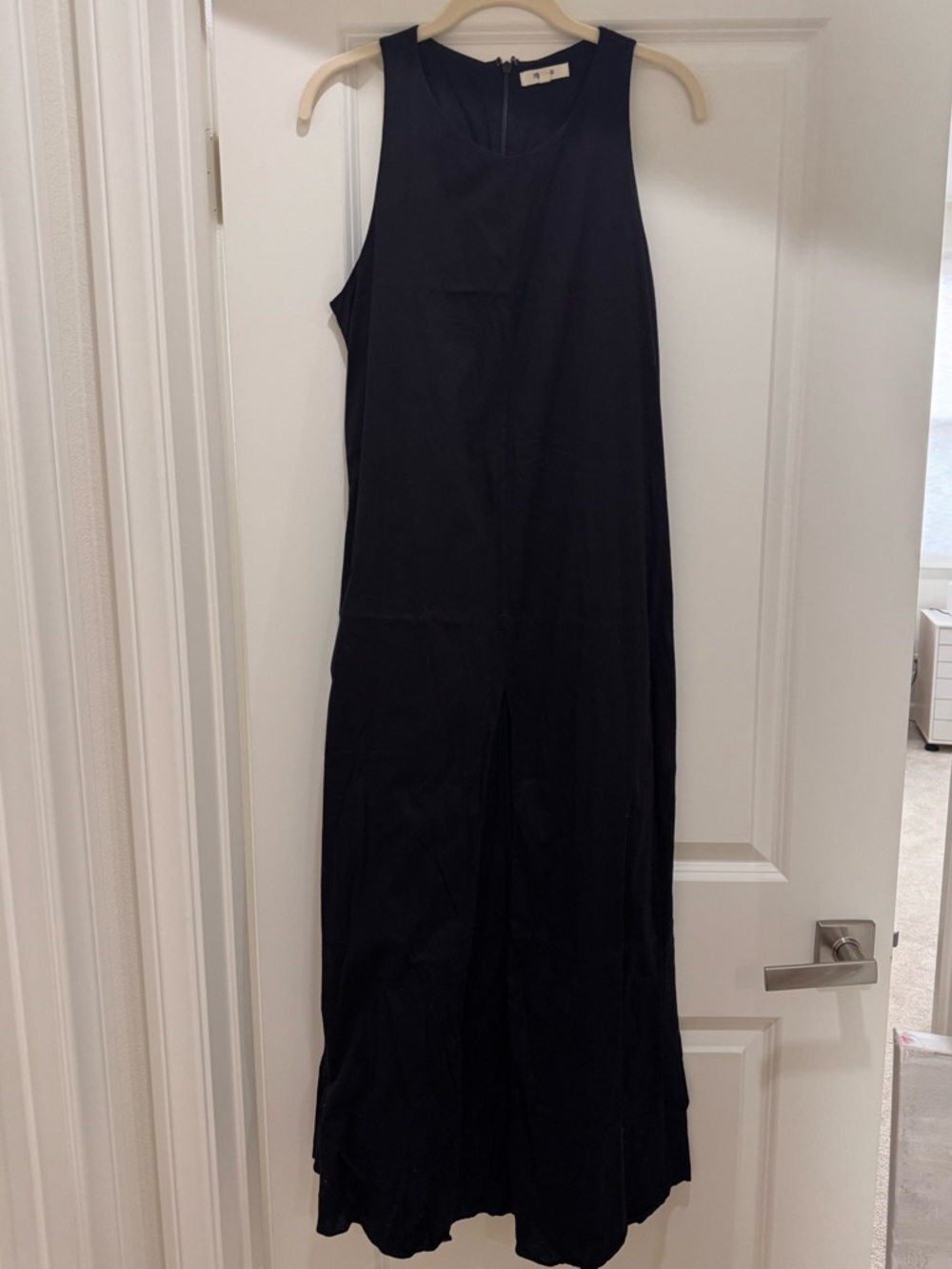 Madewell Black Lined Maxi Dress Size 8